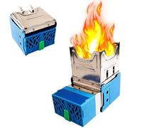 Poêle à bois compact pour camping, réchaud de randonnée étanche avec génération d'énergie thermique, idéal pour les aventures en plein air et les appareils de charge