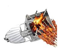 Poêle à bois de camping - chauffage au charbon végétal pliable - poêle à bois léger pour chauffage - pour voyage, camping, cuisson, pique-nique, barbecue, fête, rassemblement, jardin, randonnée