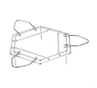 Poêle à bois de camping, en acier inoxydable, pliable, portable, pour la cuisine en plein air, résistant à la chaleur, design compact pour voyage, barbecue (L)