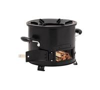 Poêle à bois de camping Noir 36x26x22,5 cm Métal 319439