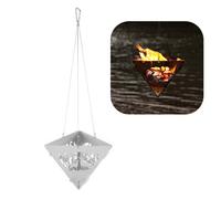 Poêle À Bois De Camping Triangulaire Suspendu, Poêle À Bois D'extérieur, Poêle À Bois En Acier Inoxydable Pour Barbecue