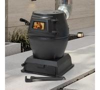 Poêle à bois d'extérieur compact avec fenêtre de vue - Poêle à bois portable pour la cuisine, la pêche, la randonnée, le camping, les voyages et les aventures