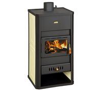 Poêle à Bois Éco-Efficace avec Chauffe-Eau PRITY S3 W13 - Classe A - Marque PRITY