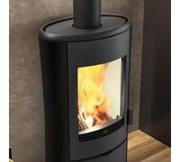 Poêle à bois Edilkamin Klass 10,1 kW Keramik Mattschwarz