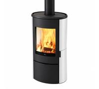 Poêle à bois Edilkamin Klass 10,1 kW Keramik Mattweißer