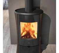 Poêle à bois Edilkamin Klass GL 10,1 kW acier bronze