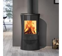 Poêle à bois Edilkamin Klass GL 10,1 kW Keramik Mattschwarz