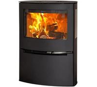 Aduro Poêle à bois en acier 21 – 6,5 kW – Noir – 140 m²