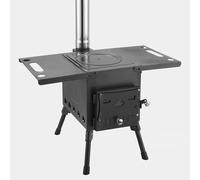 Poêle à Bois en Acier - Four à Bois Portable for Camping, Extérieur et Tente, Idéal for Chauffage de Tente & Réchaud de Tente