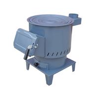 Poêle à bois en acier inoxydable sans fumée avec support de casserole, combustion secondaire pour camping, cuisine, randonnée, utilisation en extérieur