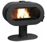 Poêle à bois - INVICTA - Fifty plus pied - 10 KW - En fonte - Bûches 60 cm