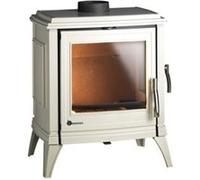 Poêle à bois en fonte Invicta Sedan M Ivoire 10 kW 120m²