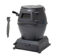 Poêle à Bois en Fonte Rechaud Camping Mini poêle à Charbon avec Fenêtre de Visualisation Chauffage Multi Combustibles pour Faire Bouillir L'eau