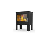 Supra Poêle à bois étanche FR9016110B 7,3 kW Noir