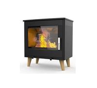 Supra - Poêle à bois étanche 7.3kw noir FR9016170B