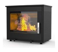 Supra - Poêle à bois étanche 7.3kw noir FR9016120B
