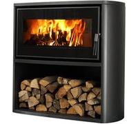 Poêle à bois étanche Supra Laslo bûcher de 7kw noir G