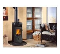 Poêle à Bois Panoramique Nordica Super Junior 5 Kw Noir Mod.7111076