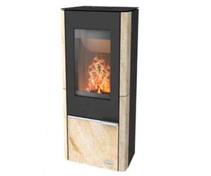 Poêle à bois Fireplace Oregon 6 kW Revêtement en pierre sable