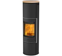 Poêle à bois Fireplace Perondi RLU 5 kW Schwarz, Sandstein