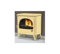 Godin - 388113000339-poêle à bois courances 7kw étanche fonte émaillé sahara 388113sahara