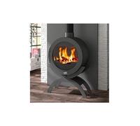 Poêle à bois fonte 10kw anthracite Godin 410101ANTH anthracite G
