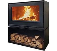 Godin - Poêle à bois fonte 10kw noir 411203PEINTANTHRACITE