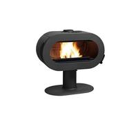 Invicta Poêle à bois Fifty plus pied 10 KW en fonte Bûches 60 cm