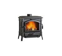 Poêle à bois fonte 11.9kw anthracite Nordica Extraflame 7119101 noir G