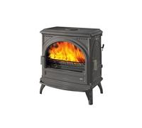 Godin Poêle à bois 366201PEINTANTH en fonte 11 kW Noir