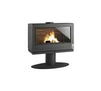 Poêle à bois fonte 12kw anthracite 9127-44