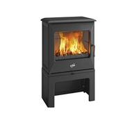 Poêle à bois fonte 5kw noir Godin 388150PEINTANTHRACITE G