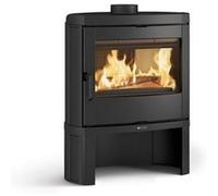 Nordica JENNIFER 2.0 7119611 Poêle à bois 8 kw - chauffé 220 m³ - noir anthracite