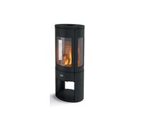 Poêle à bois fonte 7kw noir 411106noir