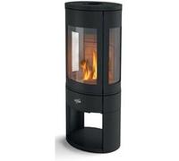 godin - poêle à bois fonte 7kw noir - 411106noir