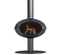 Poêle à Bois fonte BRIO sur Pied raccordable P648114 Puissance 7 kw