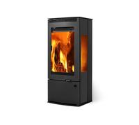 Poêle à bois TALMA TRI VISION acier - vertical - 9,1kW - 45,8 x 105,8 x 43,8 cm