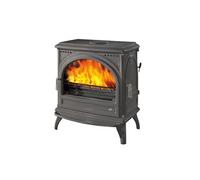 Poêle à bois - GODIN - Petit Carvin 2 - 9 kW - Habillage fonte anthracite - Régulation thermostatique