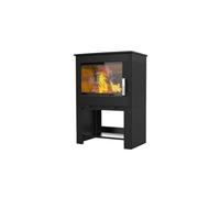Supra Poêle à bois fonte étanche 8.7kw, odélya bûcher, noir - FR9016150B