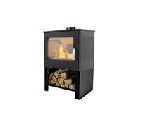 Supra Poêle à bois fonte étanche 8.7kw odélya bûcher noir - FR9016150B