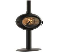 Poêle à bois fonte Invicta P648114 7000 Watts - noir noir G