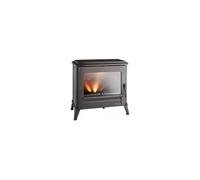 Invicta Poêle à bois Modena 9175-44 10 kW – 77% rendement – 50 cm – 100% fonte anthracite