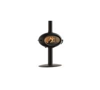 Poêle à bois fonte P648114 7000 Watts - noir