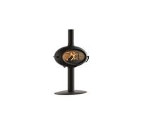 Poêle à bois fonte P648114 7000 Watts - noir