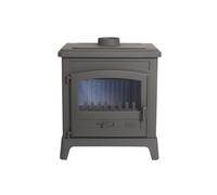 Poêle à bois 9kw anthracite gris 389154ANTHRACITE