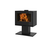 411202000053-Poêle à bois HURIEL 80 SUR PIED GODIN - 411202ANTH