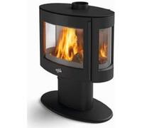 Poêle à bois GODIN Le Coggia 9kW - Noir - 388142 Noir G