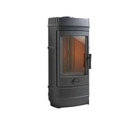 Poele a Bois INVICTA Gomont - Puissance optimale: 12 kW - Max: 18 kW - Bûches 45 cm max - Fonte - Fabriqué en France - Ecodesi