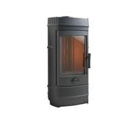 Poele a Bois INVICTA Gomont - Puissance optimale: 12 kW - Max: 18 kW - Bûches 45 cm max - Fonte - Fabriqué en France - Ecodesi