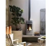 Poele a Bois INVICTA Cassine - Puissance optimale :10 kW - Max : 15 kW - Rendement 76%, bûches 34 cm - Fabriqué en France